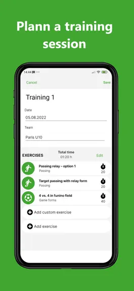 Game screenshot Footballtraining+ hack