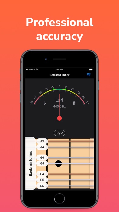 Bağlama Tuner Screenshot