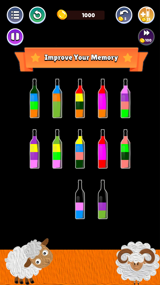 #4. Pour N Sort Water Puzzle (iOS) Podle: Gameward Studio