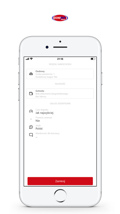 Echo Taxi Piła Screenshot