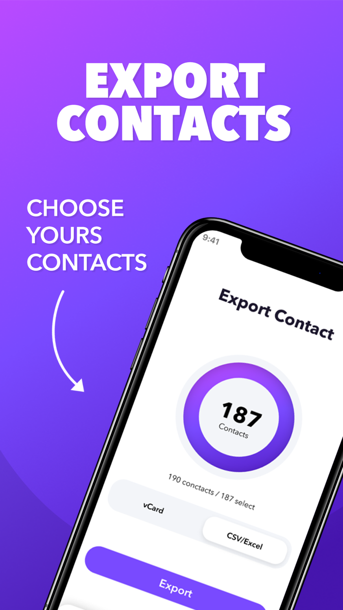 Export and Backup Contacts