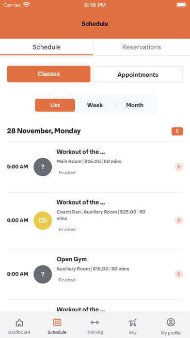 Coachman Strength Conditioning Screenshot