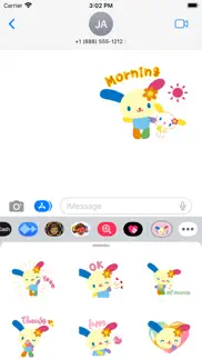 How to cancel & delete cute rabbit girly stickers 4