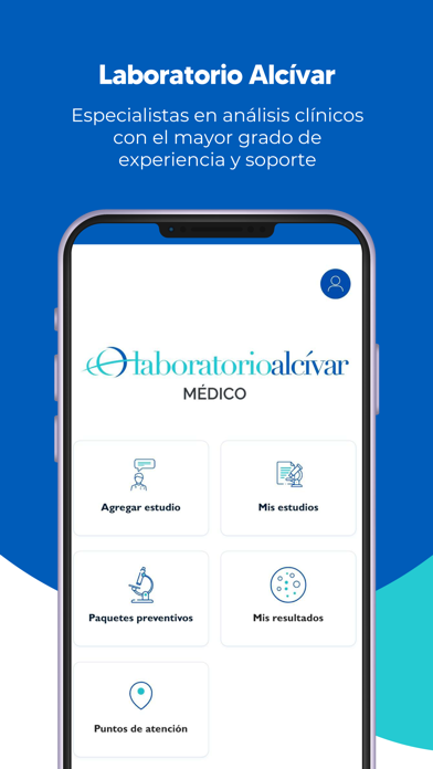 Laboratorio Alcívar Médicos Screenshot
