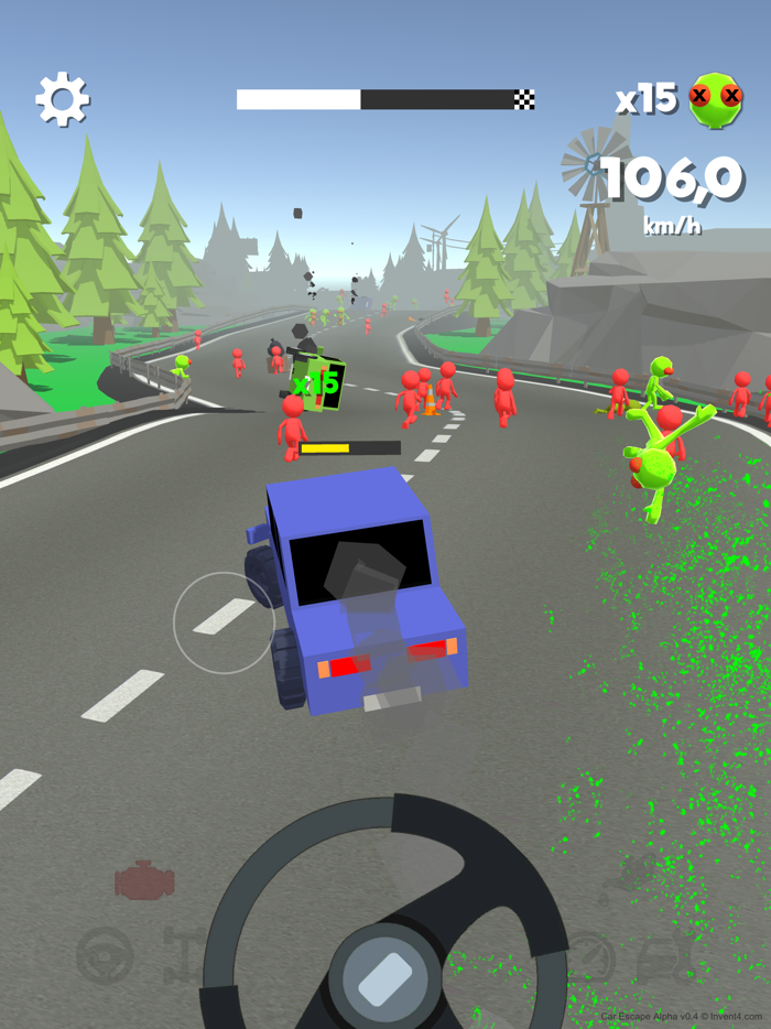 Car Escape 3D Zombie Attack