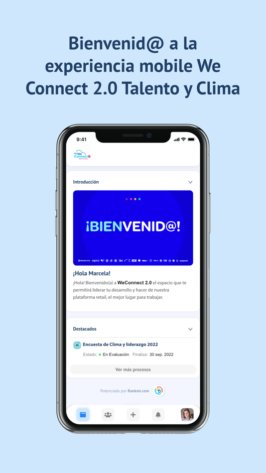 #1. WeConnect 2.0 Talento y Clima (iOS) Bởi: Rankmi Spa