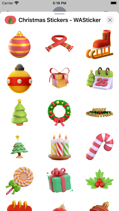 Christmas Stickers-2025 Wishes Screenshot