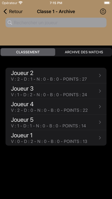 EPS Tournoi TPC Screenshot