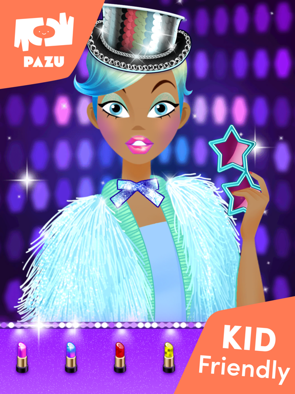 Makeup girls star dress up screenshot 2