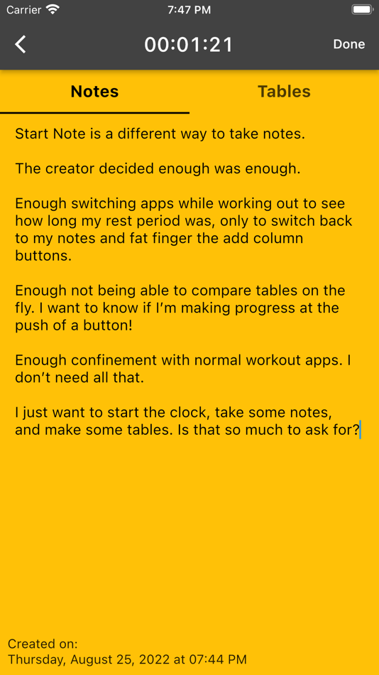 #3. Start Note (iOS) 由: Brett Owers