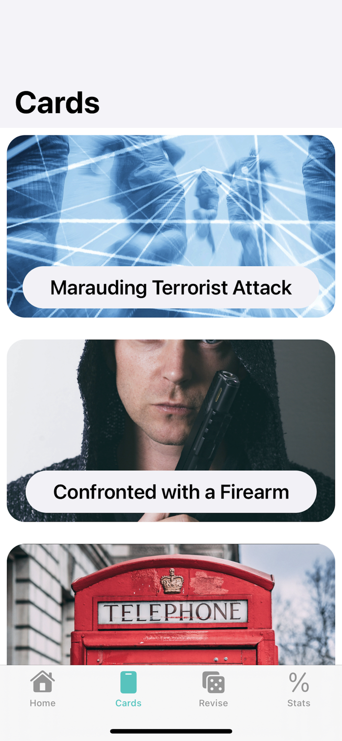 Protect Duty Training Cards