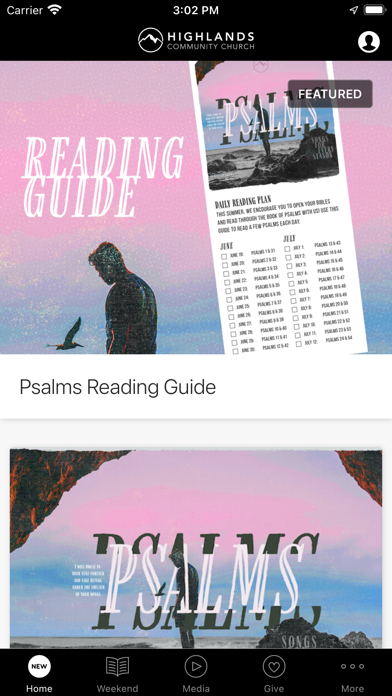 Highlands Community Church Screenshot