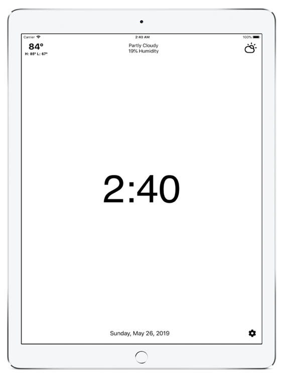 Screenshot #5 pour Clock Simplicity
