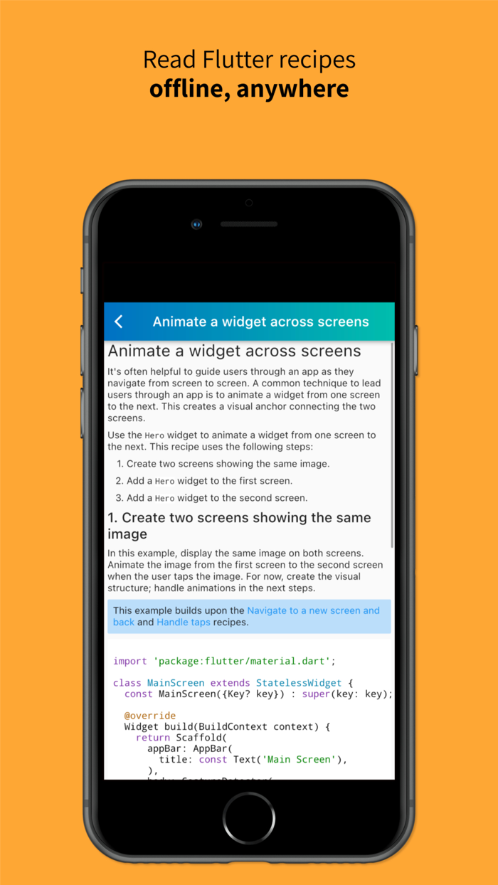 Flutter Offline Docs