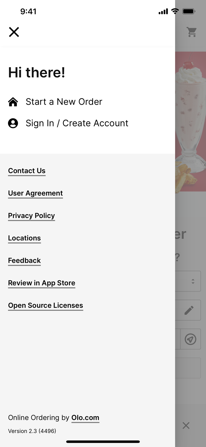 Rubys Diner Ordering