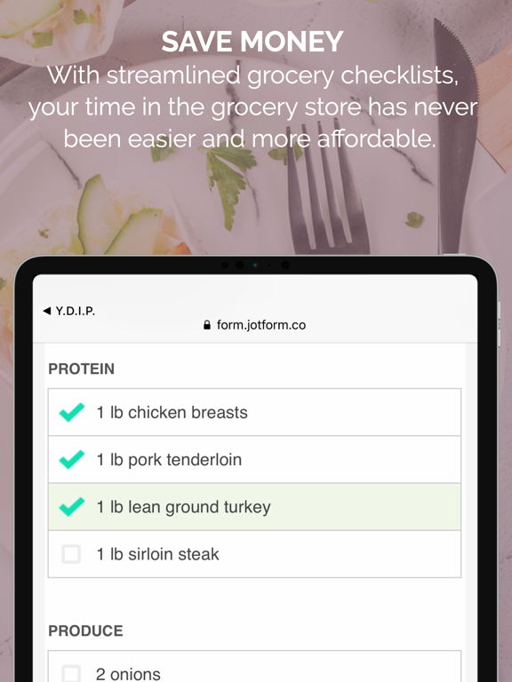 Your Dinner is Planned iPad screenshot 5 - Food & Drink app