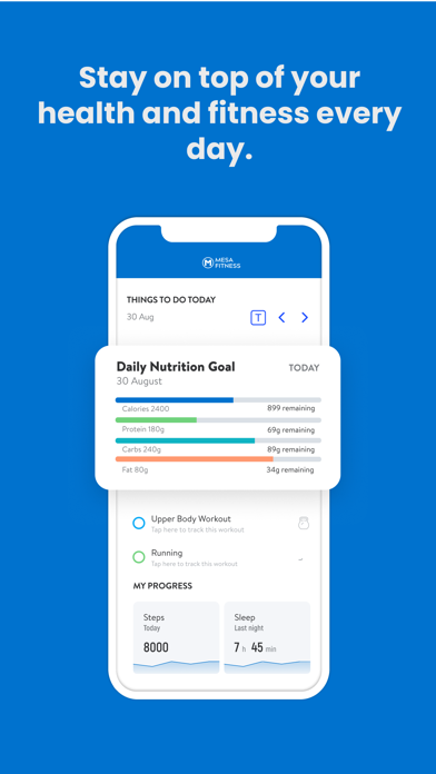 Mesa Fitness CO Screenshot