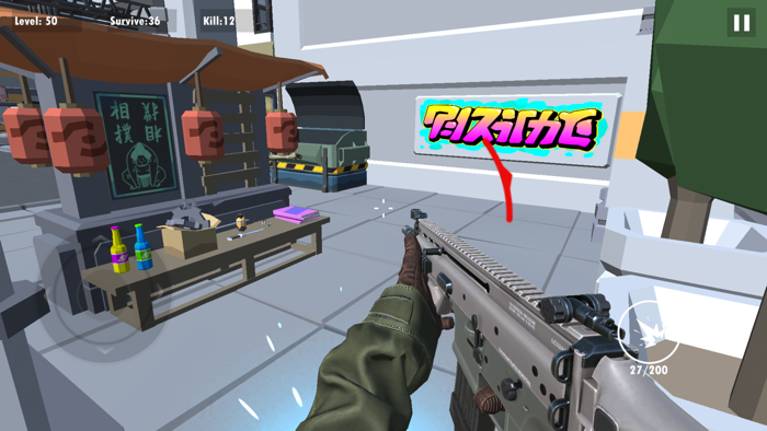 Gun BattleShooting Zombie