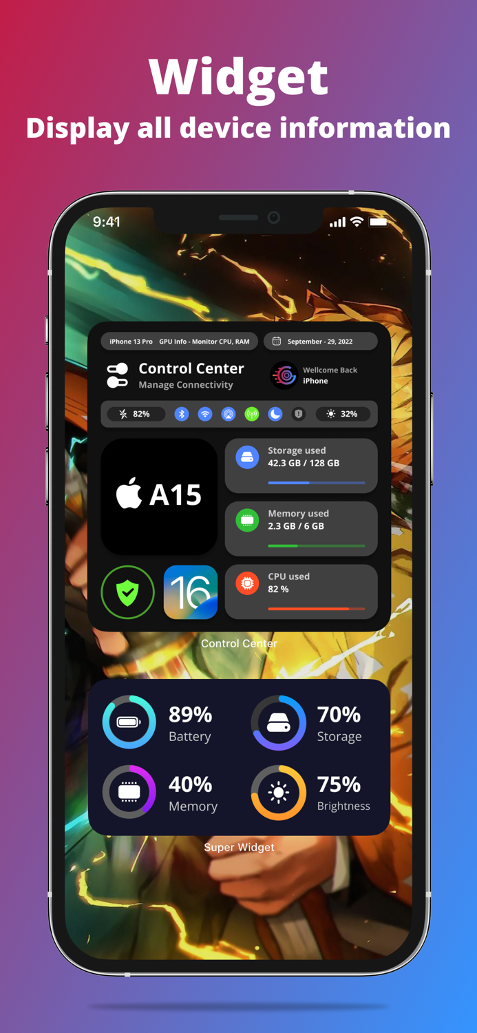 G-Info Monitor CPURAMWidget