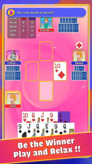 Pinochle - Hoyle Card Game Screenshot