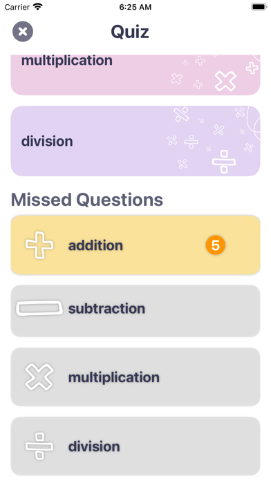 Clever Kid - Math Facts Screenshot