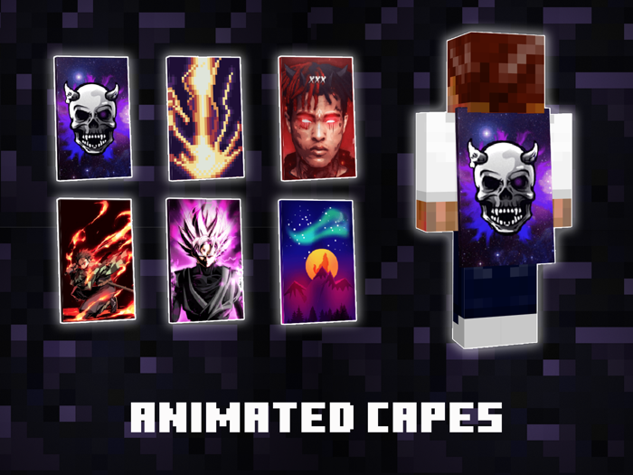 MCPE ADDONS - ANIMATED CAPES