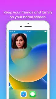 lock screen contact widget pro iphone screenshot 1