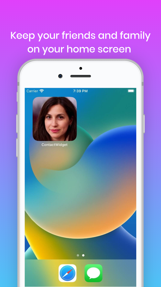 #1. Lock Screen Contact Widget Pro (iOS) By: Csaba Huszar