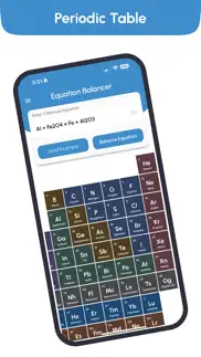 chemical equation balancer app iphone screenshot 2