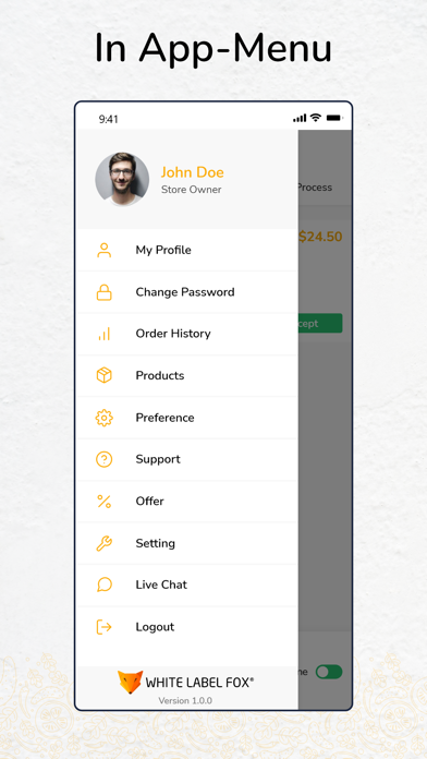 Fox-Food - Store Owner Screenshot