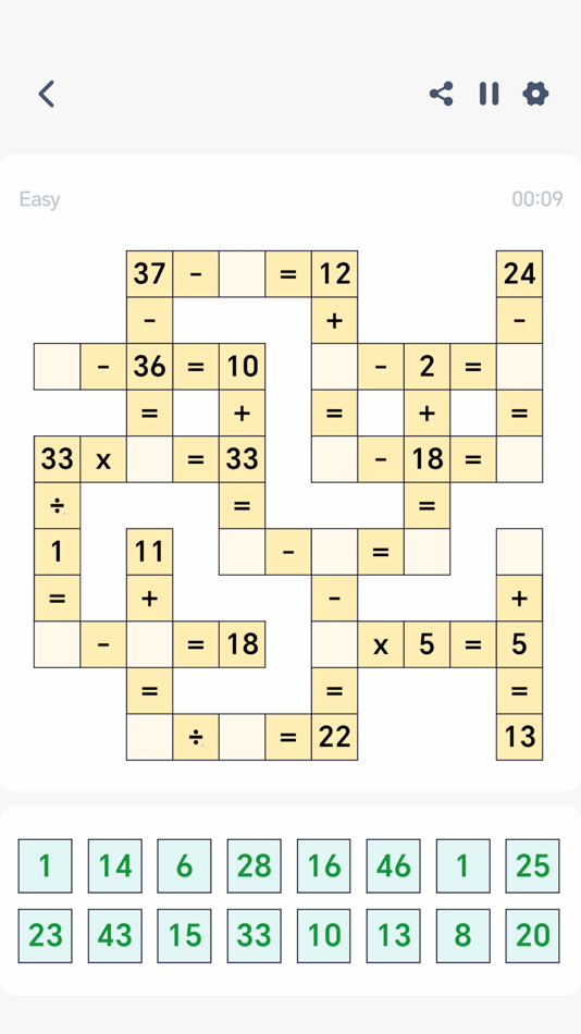 Crossmath Number Chain - 1.0 - (iOS)
