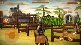 cowboy horse racing games sim iphone screenshot 2