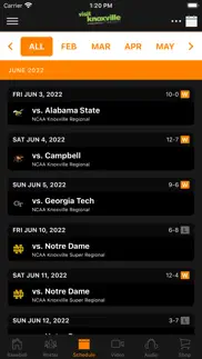 tennessee athletics iphone screenshot 2