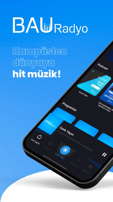 BAURadyo Canlı Yayın & Podcast Screenshot