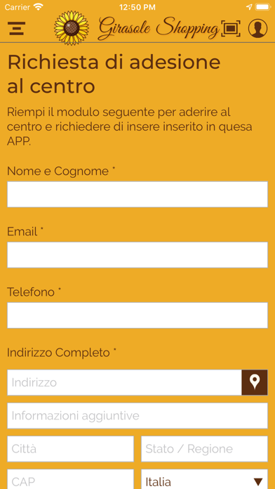 Girasole Shopping Screenshot