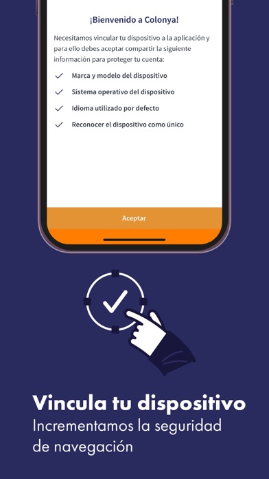 Colonya - Banca móvil Screenshot