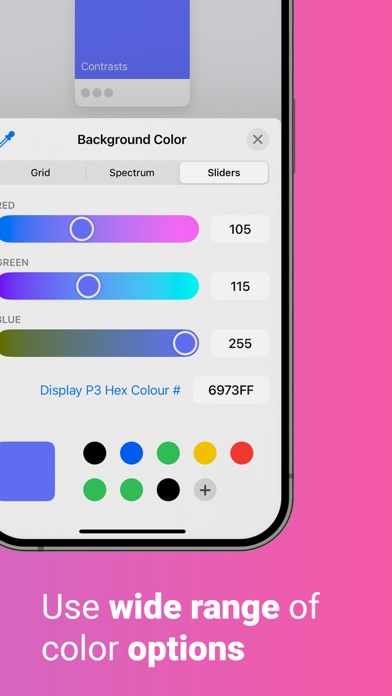 Contrasts - WCAG Colors iPhone screenshot 6 - Graphics & Design app