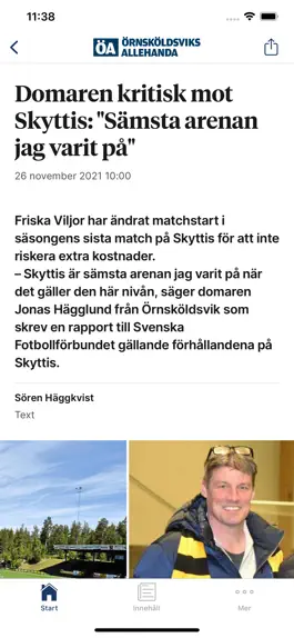 Game screenshot Örnsköldsviks Allehanda apk