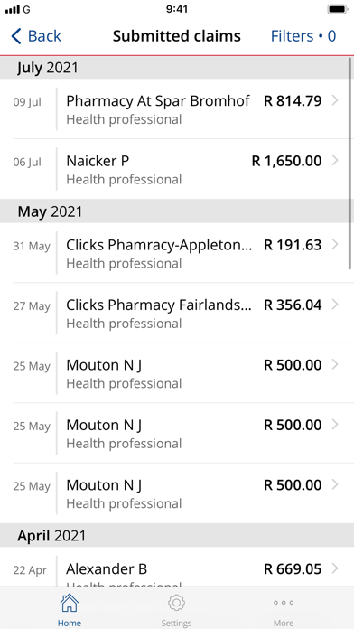Bankmed Medical Scheme Screenshot