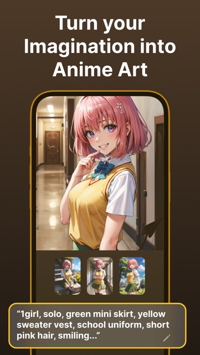 Anime Art - AI Girl Generator Screenshot
