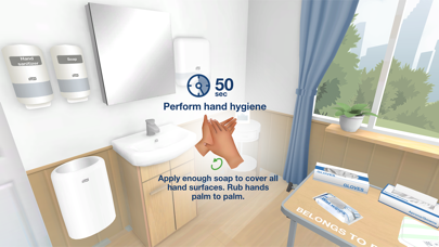 Tork VR Clean Hands Care Homes Screenshot