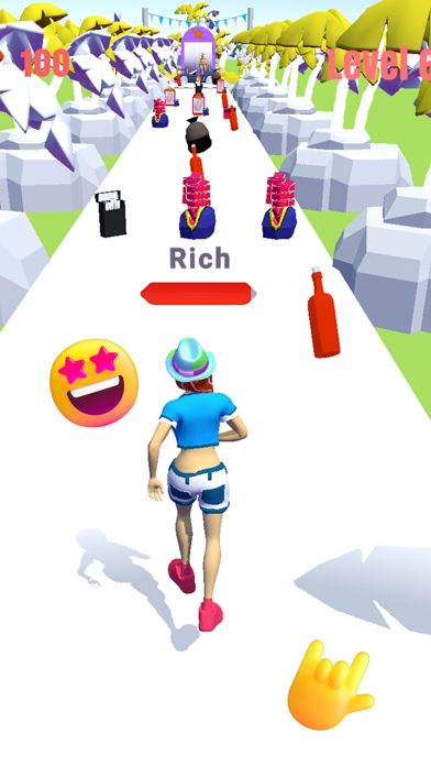 Happy Island Run 3D Game Screenshot