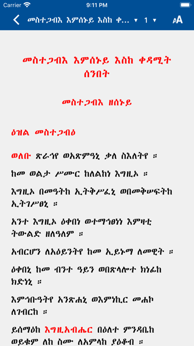 Mezgebe Haymanot in Tigrigna Screenshot
