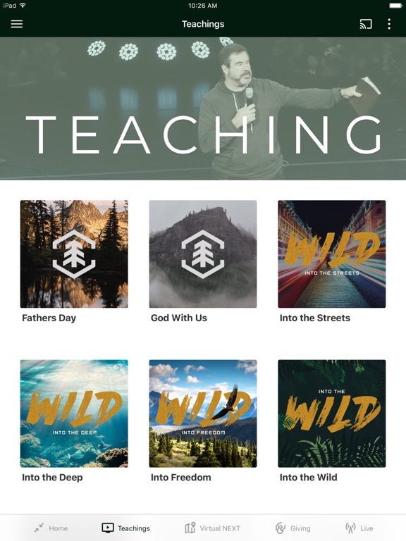 Evergreen Christian Community iPad screenshot 2 - Lifestyle app