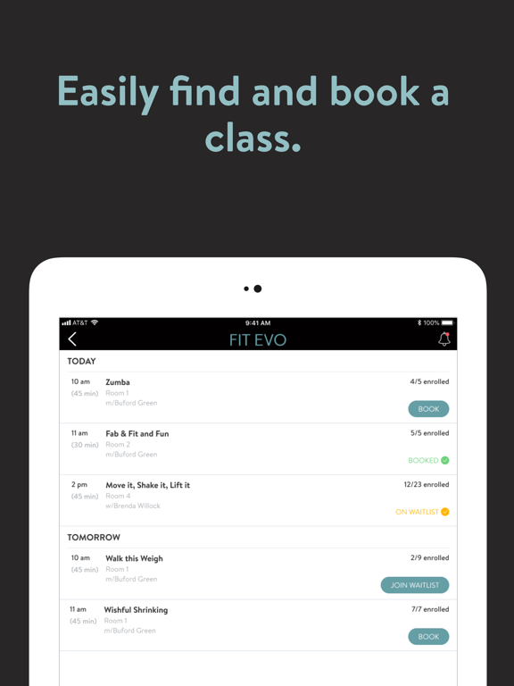 Fit Evo Online iPad screenshot 8 - Health & Fitness app