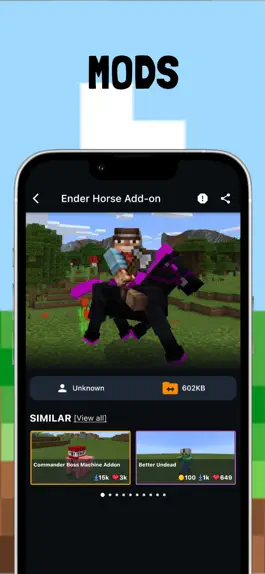 Game screenshot MODBOX - mods for Minecraft apk