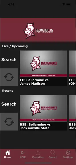 Game screenshot BU Knights Sports Network mod apk