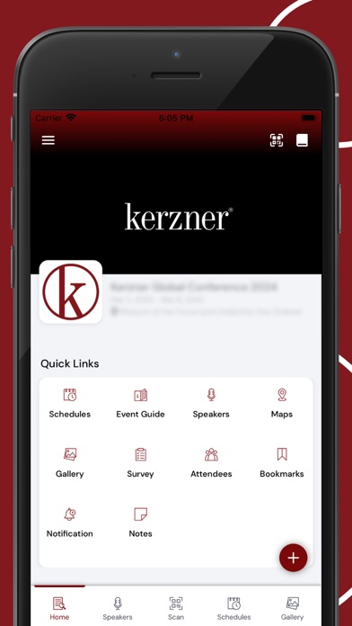 Kerzner International Events Screenshot