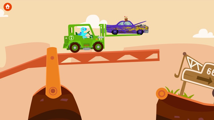 Dinosaur Rescue Truck Games