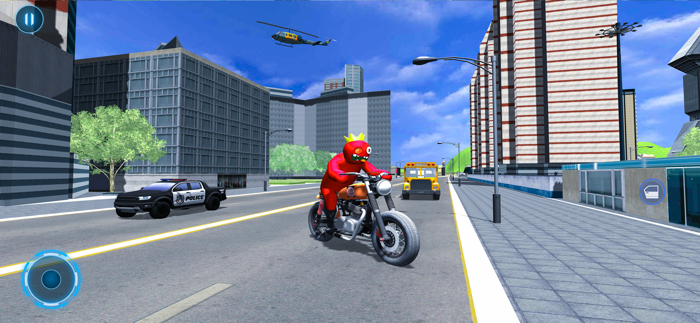 Rope Hero Rainbow Monster Game